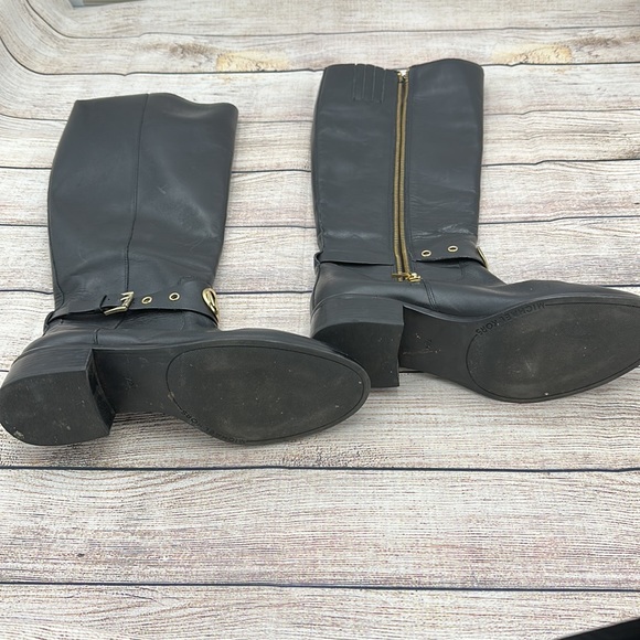 Michael Kors Black and Gold Boots Size 7.5 - Picture 3 of 12